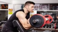 Preacher curls form and proper technique. (Image via Pinterest)